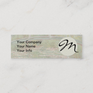 Carte De Visite Mini Monet Pont Japonais Giverney