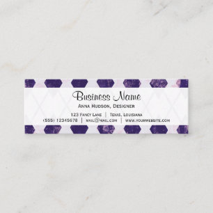 Carte De Visite Mini Motif à motifs de losanges (motif de losange) -