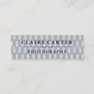 Carte De Visite Mini Motif botanique Photographe