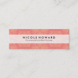 Carte De Visite Mini Motif chic contemporain