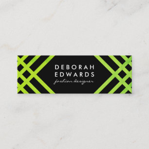 Carte De Visite Mini Motif élégant avec texture moderne