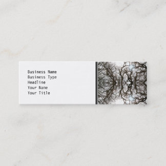 Carte De Visite Mini Motif élégant d'arbre