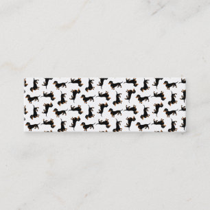 Carte De Visite Mini Motif mignon de teckel