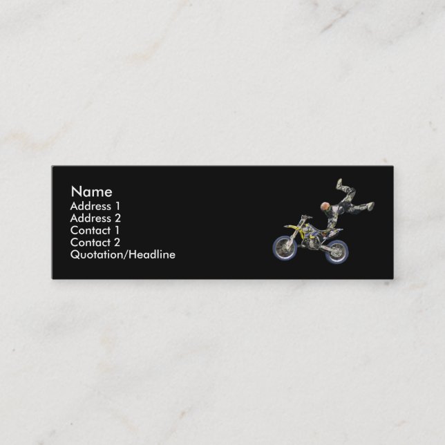 Carte De Visite Mini moto i aussi (Devant)