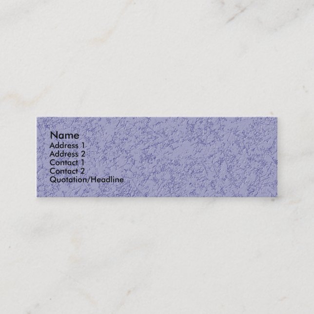 Carte De Visite Mini Mur gris bleu (Devant)