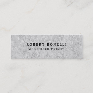 Carte De Visite Mini Mur gris unique professionnel mince
