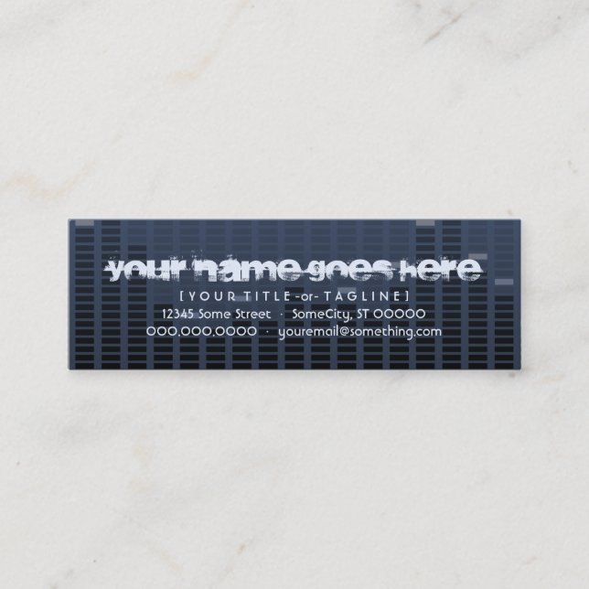 Carte De Visite Mini musicmeterz. v2. (Devant)