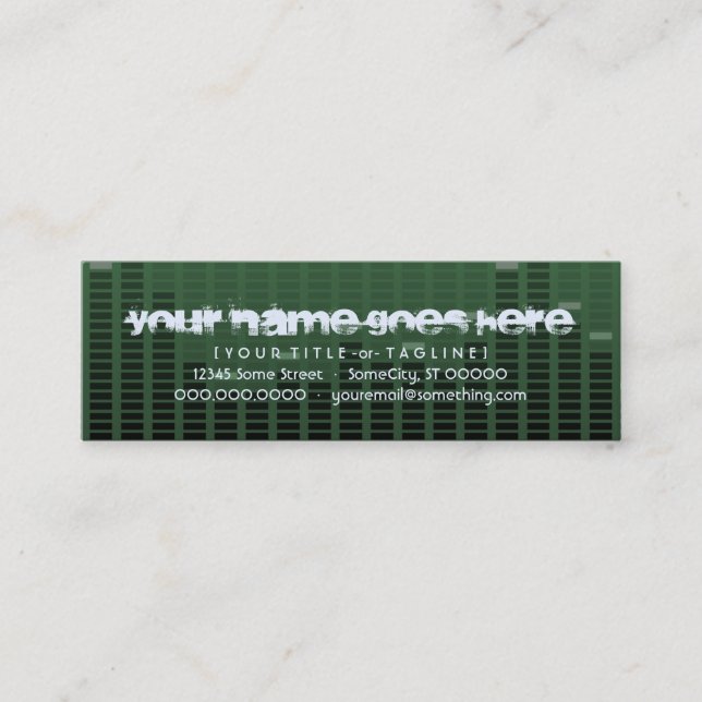 Carte De Visite Mini musicmeterz. v2. (Devant)