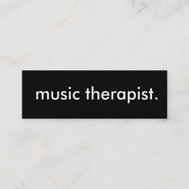 Carte De Visite Mini musicologue. (Devant)