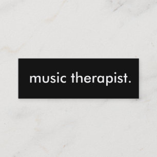 Carte De Visite Mini musicothérapeute.
