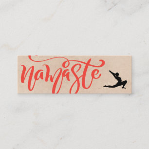 Carte De Visite Mini Namaste Yoga Stretch