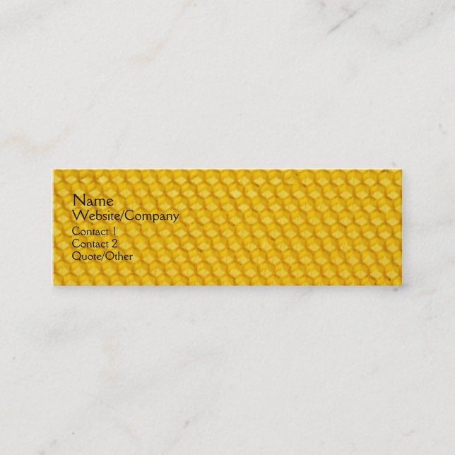 Carte De Visite Mini Nid d'abeilles (Devant)