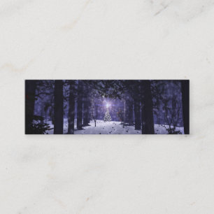 Carte De Visite Mini Noël aux Signets des Pins