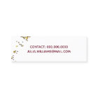 nom manuscrit + parties scintillant éclaboussée él