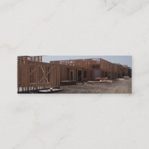 Carte De Visite Mini Nouvelle construction à la maison