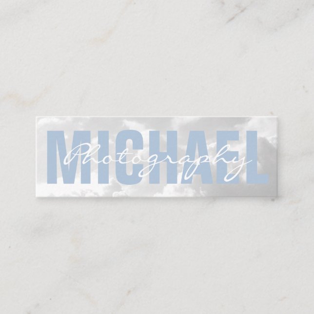 Carte De Visite Mini Nuages | Photographie (Devant)