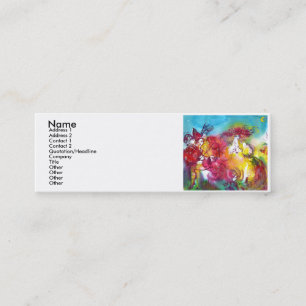 Carte De Visite Mini NUIT DU CARNAVAL / Mascarade vénitienne,, Musique 