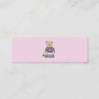 Carte De Visite Mini Ours de joueur de jeu vidéo
