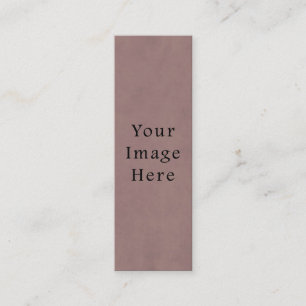 Carte De Visite Mini Papier parcheminé mauve rose poussiéreux de rose