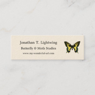 Carte De Visite Mini Papilio machaon - Vieux Monde Swallowtail Butterfl