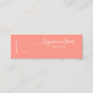 Carte De Visite Mini Parfum sur mesure parfum personnel sniff note mixe
