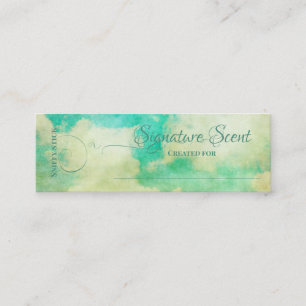 Carte De Visite Mini Parfum sur mesure parfum personnel sniff note mixe