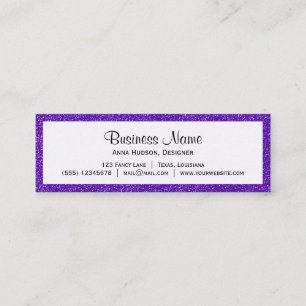 Carte De Visite Mini Parties scintillant brillante, Parties scintillant