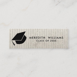 Carte De Visite Mini Parties scintillant triée Casquette gradué Insérer