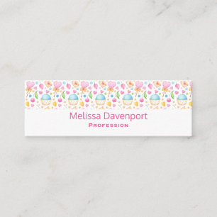 Carte De Visite Mini Patters de Hearts and Muffins