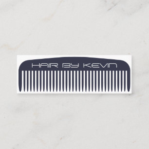 Carte De Visite Mini Peigne de coiffeur moderne mini branding de salon
