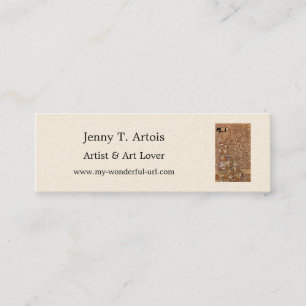 Carte De Visite Mini Peinture de Gustav Klimt : L'attente (1908)