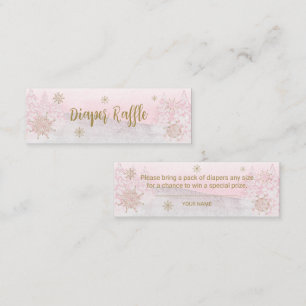 Carte De Visite Mini Père Noël Baby Christmas Baby Diaper Raffle