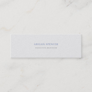 Carte De Visite Mini Perle de Luxe Simple Minimaliste Professionnel