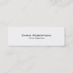 Carte De Visite Mini Petit minimaliste Moderne Charmant tendance