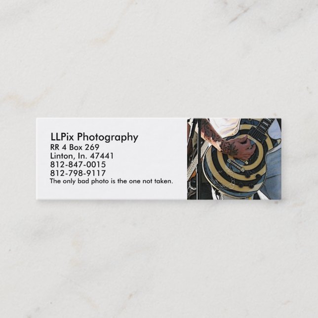 Carte De Visite Mini Photographie de LLPix (Devant)