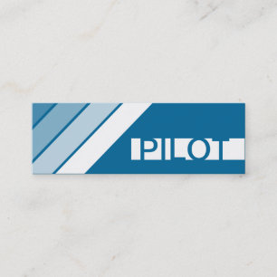 Carte De Visite Mini PILOTE rétro