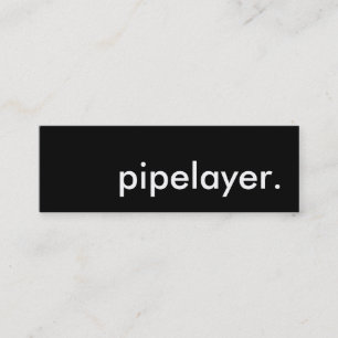 Carte De Visite Mini pipelayer.