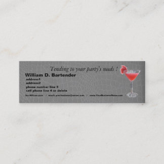 Carte De Visite Mini Planificateur professionnel de partie sur