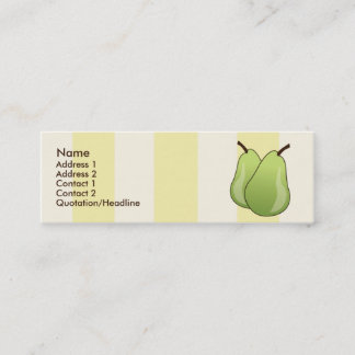 Carte De Visite Mini Poires - maigres