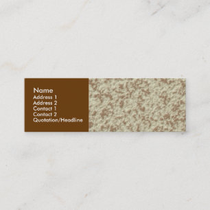 Carte De Visite Mini Porridge