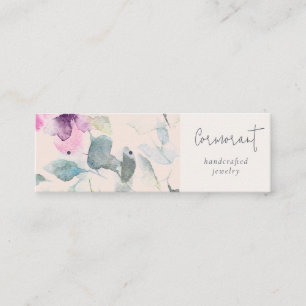 Carte De Visite Mini Porte-bouchon à oreilles à paupières rose vif viol