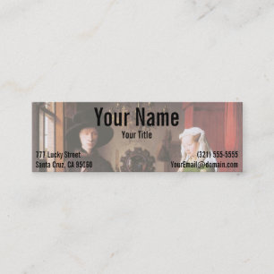 Carte De Visite Mini Portrait de Giovanni Arnolfini et de sa femme