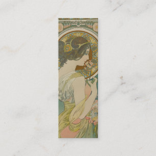 Carte De Visite Mini Primrose par Alphonse Mucha (1899) Signet