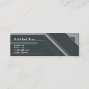 Carte De Visite Mini professionnel high-tech :