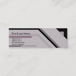 Carte De Visite Mini professionnel high-tech :