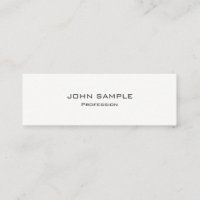 Professionnel minimaliste moderne blanc et gris