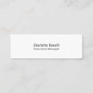 Carte De Visite Mini Professionnel Minimaliste Moderne Simple