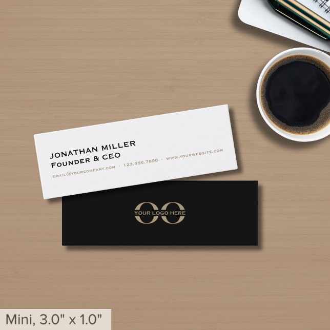 Carte De Visite Mini Professionnel simple (Créateur téléchargé)