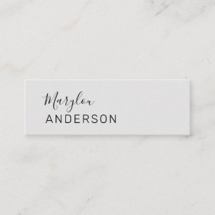 Carte De Visite Mini Professionnel - UNISEX
