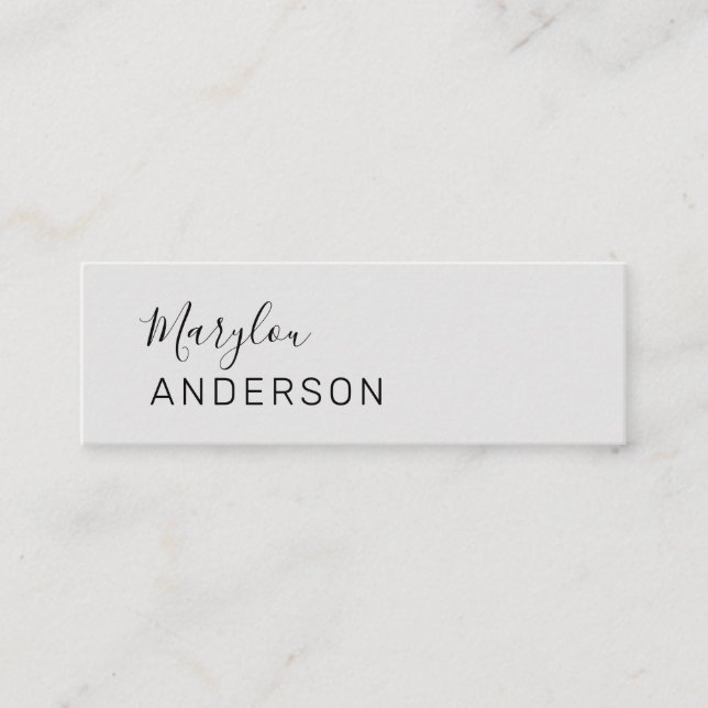 Carte De Visite Mini Professionnel - UNISEX (Devant)